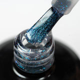 Finish Aurora Glimmer Frozen 15 ml - Gel sigillante senza dispersione uv/led - 15 ml