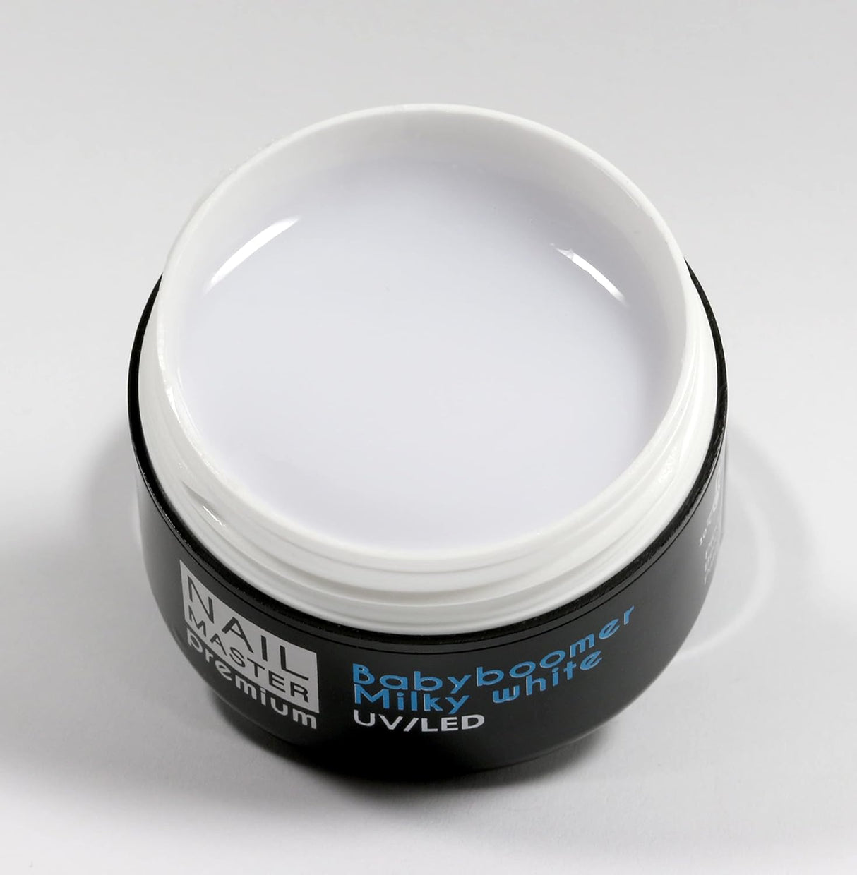Nail Master Premium 30g, Babyboomer Milky White, Gel unghie UV/Led – Bianco latte Costruttore Modellante - Media viscosità, senza acidi