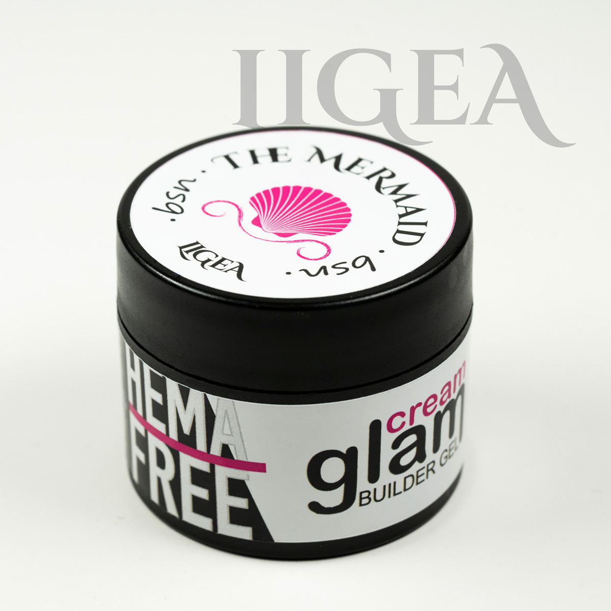 Ligea- Mermaid -Glitter Builder Gel 30 ml - Hema Free