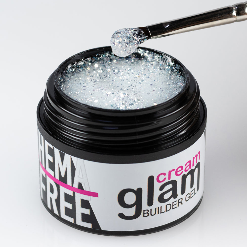 Star Bright Crystal Glitter Builder Gel 30 ml - Hema Free