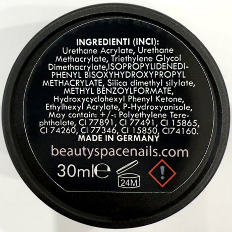 Etichetta INCI e ingredienti Glitter Builder Gel Cream Glam Beauty Space Nails
