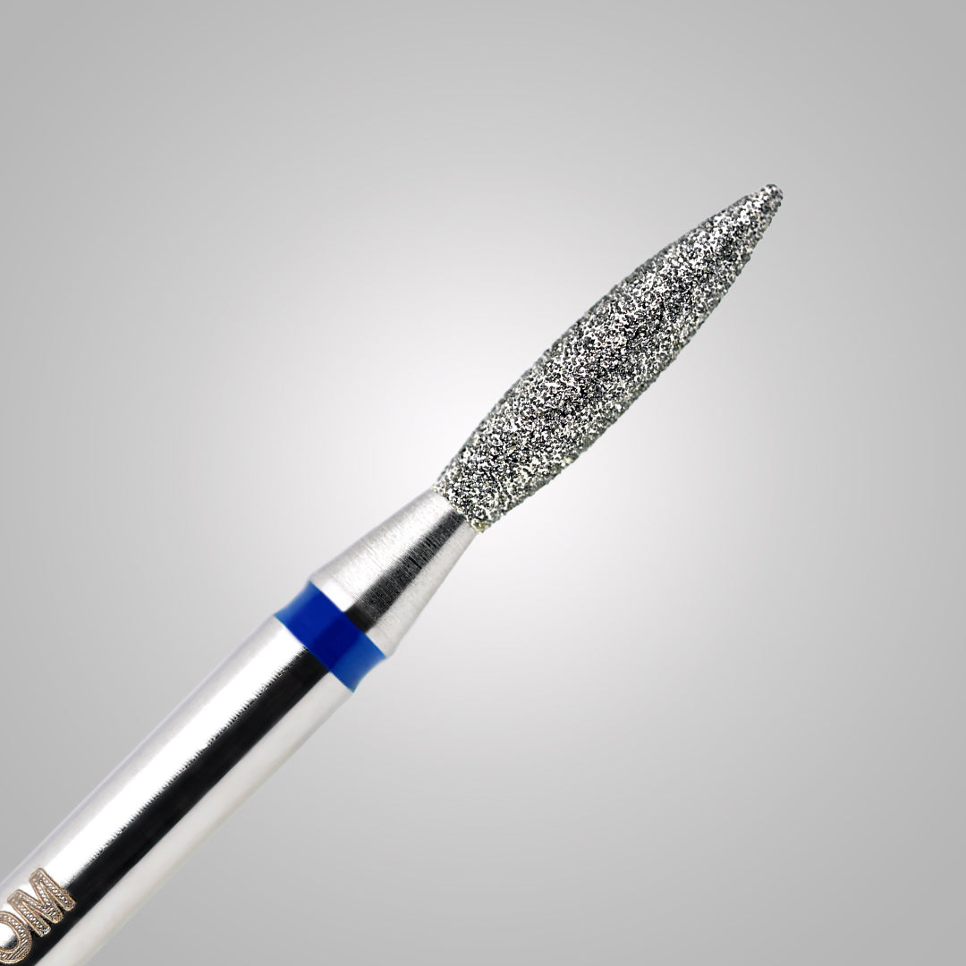 Punta Fiamma Ø 2.0 mm - anello blu - BSN Prep Flame Slim Medium - Grana media