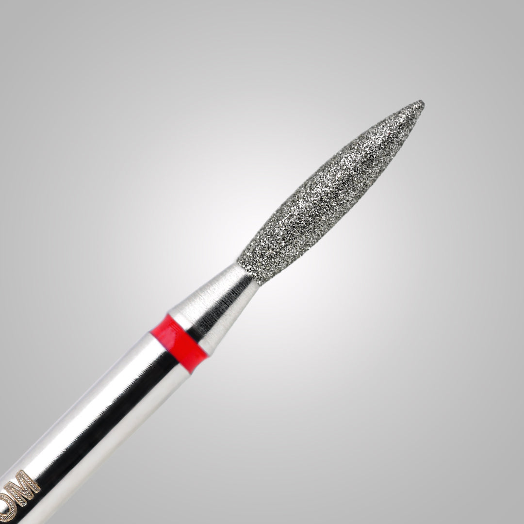 Punta Fiamma Ø 2.0 mm - anello rosso - BSN Prep Flame Slim Soft - Grana fine