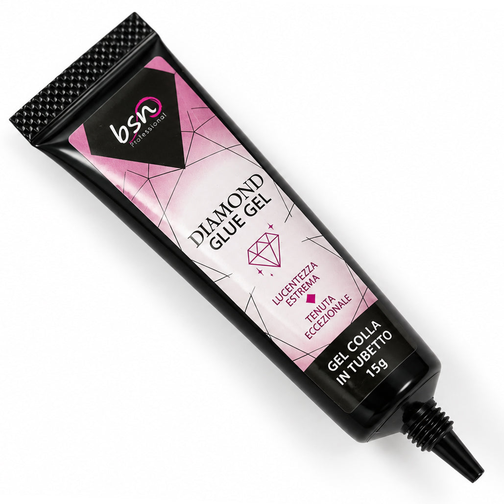 Diamond Glue Gel BSN - gel colla in tubetto 15 g per strass e decorazioni