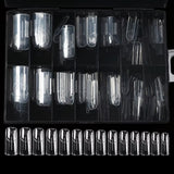 Dual Form Square Line French linea di rinforzo anti-piega Beauty Space Nails