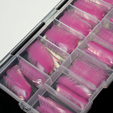 Edge + French - Dual forms muretto - Formine rosa 150 pezzi in Box 15 misure