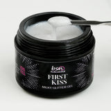 Builder gel Bride Collection First Kiss bianco latte milky glitter 30ml Beauty Space Nails