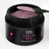 Builder gel Bride Collection Forever Yes rosa laser riflettente 30ml Beauty Space Nails