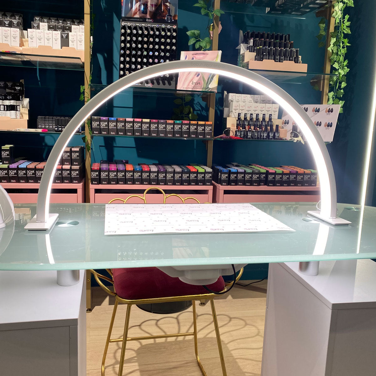 Lampada arco da tavolo LED per illuminazione tavolo manicure