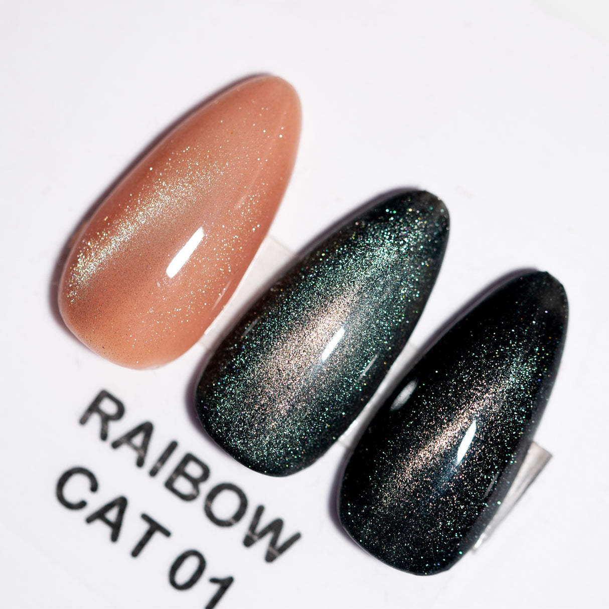 Smalto Cat Eye's effetto Rainbow - 01