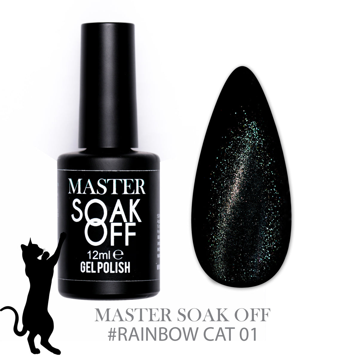 Smalto Cat Eye's effetto Rainbow - 01