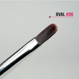 Pennello ovale 06 stesura gel cover builder Beauty Space Nails