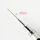 Pennello liner 15 mm punta extra lunga per linee lunghissime Beauty Space Nails