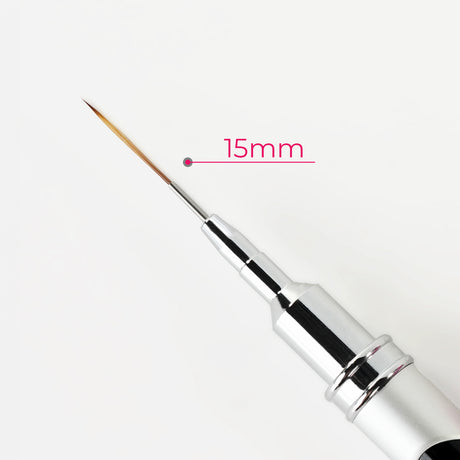 Pennello liner 15 mm punta extra lunga per linee lunghissime Beauty Space Nails