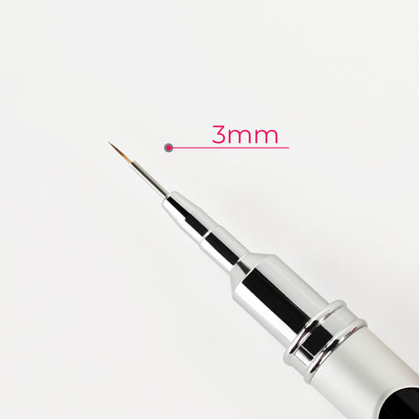 Pennello liner 3 mm punta per micro-dettagli nail art Beauty Space Nails
