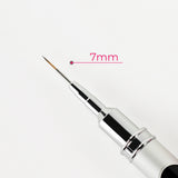 Pennello liner 7 mm punta per linee sottili e contorni Beauty Space Nails