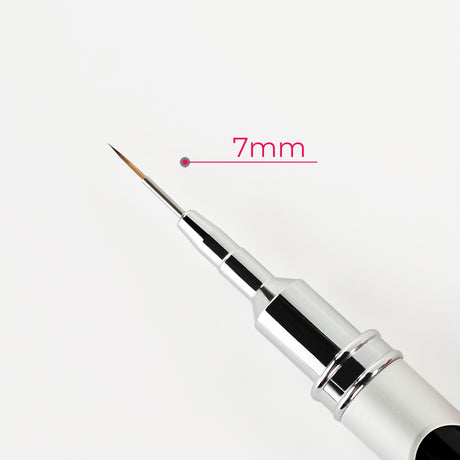 Pennello liner 7 mm punta per linee sottili e contorni Beauty Space Nails