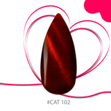 C 102 - Red Cat eye - Master Color Soak Off 12 ml