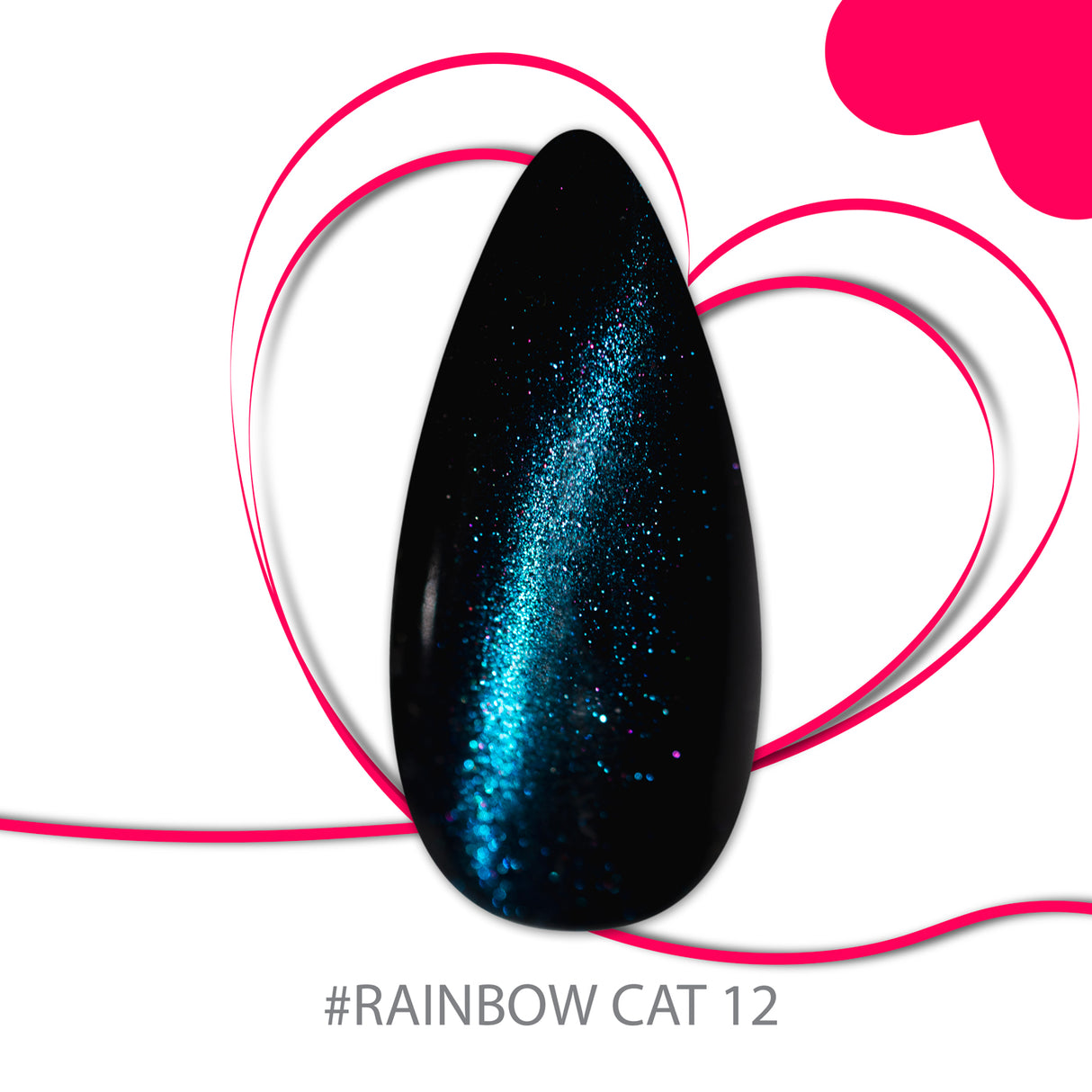 Smalto Cat Eye's effetto Rainbow - 12