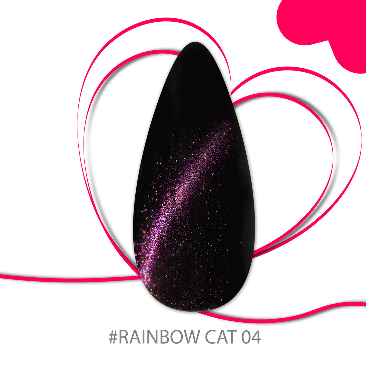 Smalto Cat Eye's effetto Rainbow - 04