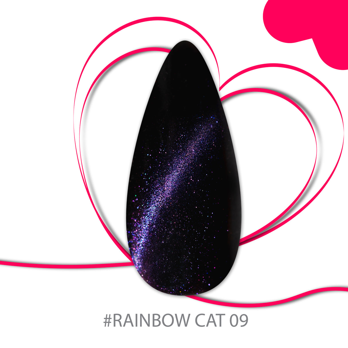 Smalto Cat Eye's effetto Rainbow - 09