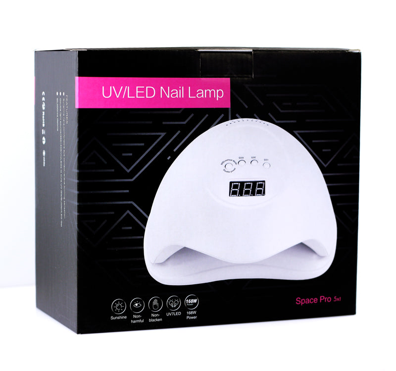Space Pro Lampada UV/LED 168W potenza con 42 diodi e display