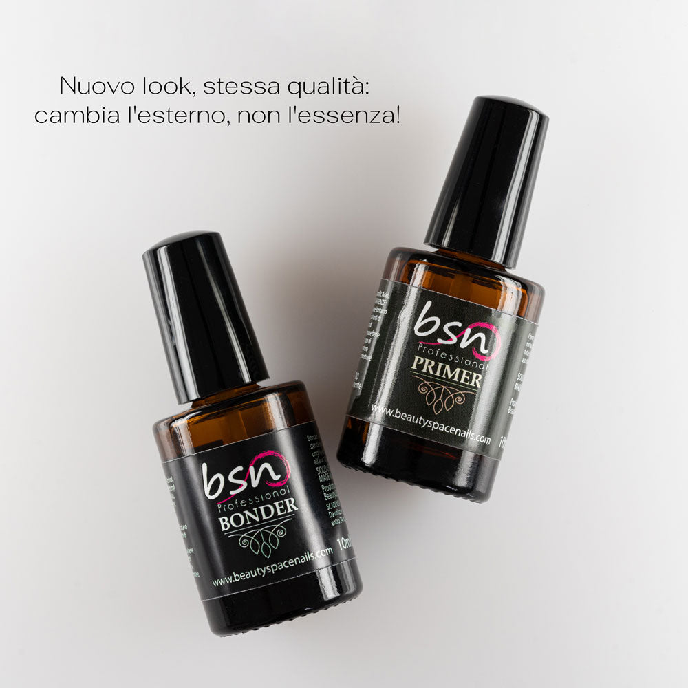 Set 2 Prodotti - Primer e Bonder Bsn Professional - Promotori di adesione misti - 10 ml