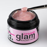 Sugar Rose Milkshake - Glitter Builder Gel 30 ml - Hema Free