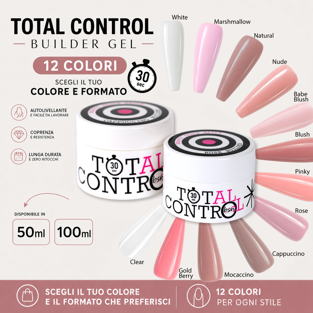 Total Control - Builder Gel Costruttore Cover
