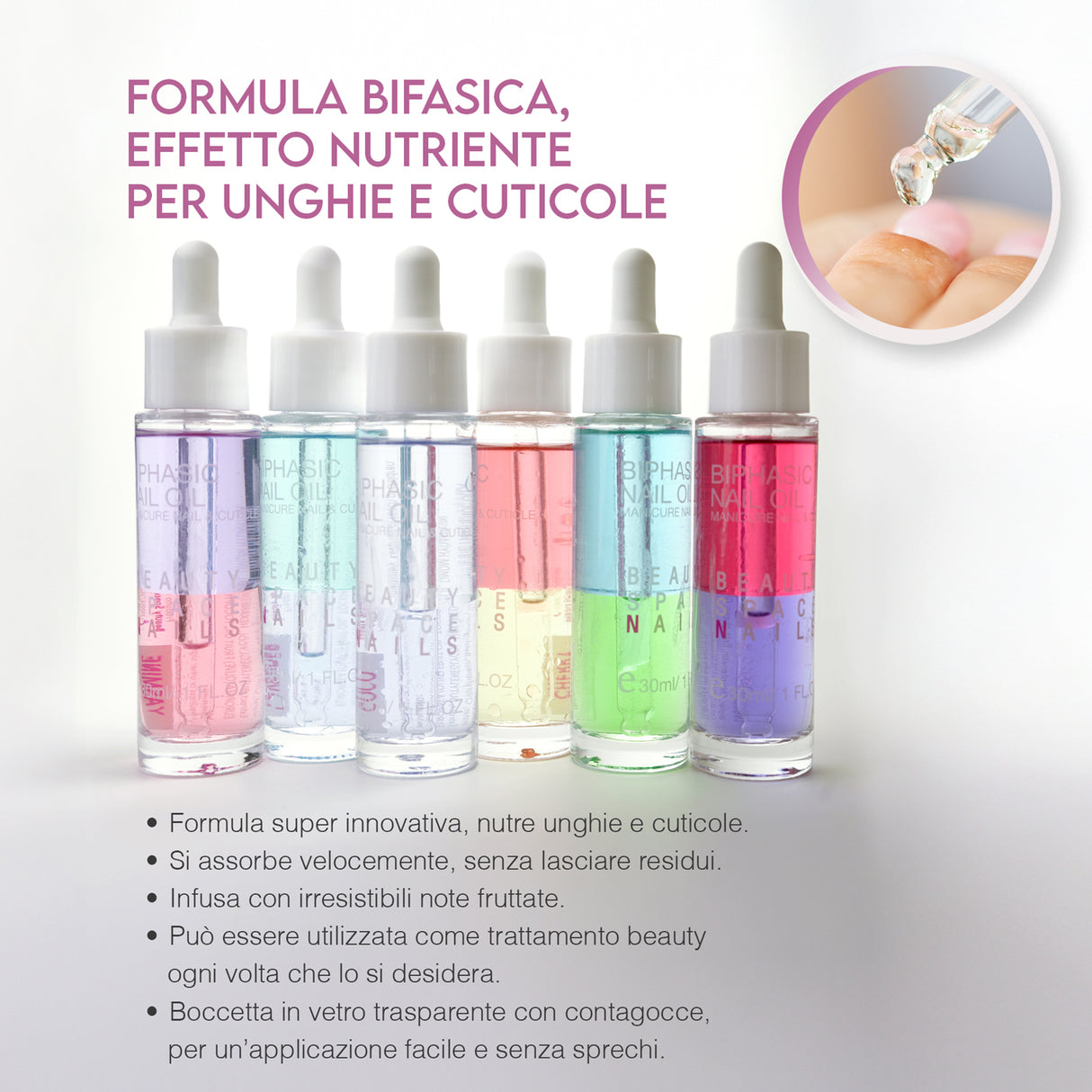 Yasmine - Olio Bifasico per Unghie e Cuticole 30ml