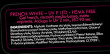White Queen 15 ml - Gel french uv/led per french in superficie