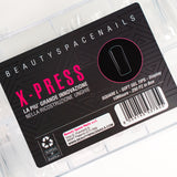 new SQUARE L - Soft Gel Tip - X-Press Gel Press on nails - Tip Box 250pz