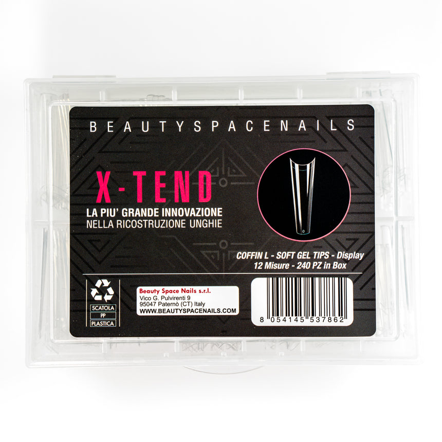new COFFIN L - X-tend Abs Extensions Tip  - Tip Box 240pz