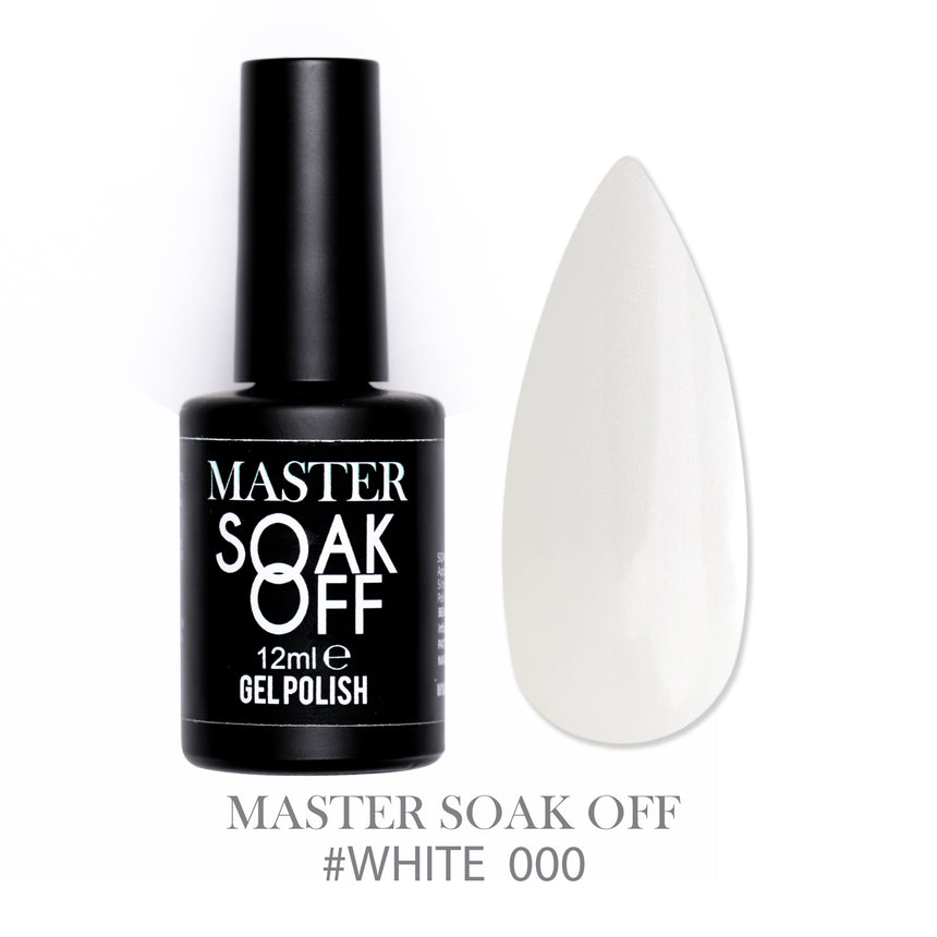 000 - WHITE - Bianco Master Color Soak Off 12 ml