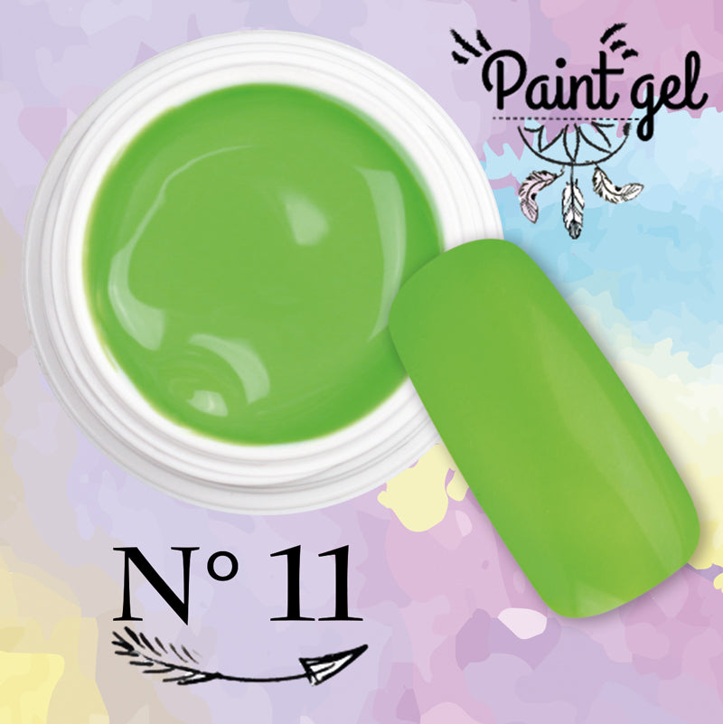 011 - Paint Gel Verde Acido 5ml