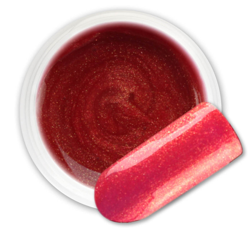 016 - Rosso Anthares - Gel UV Colorato - BSN Professional Glitter