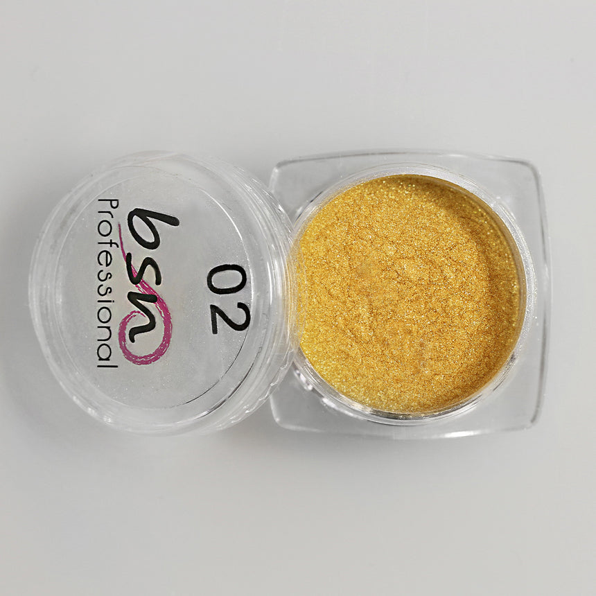 02 - Oro -  Pigmento effetto specchio in polvere ultra sottile
