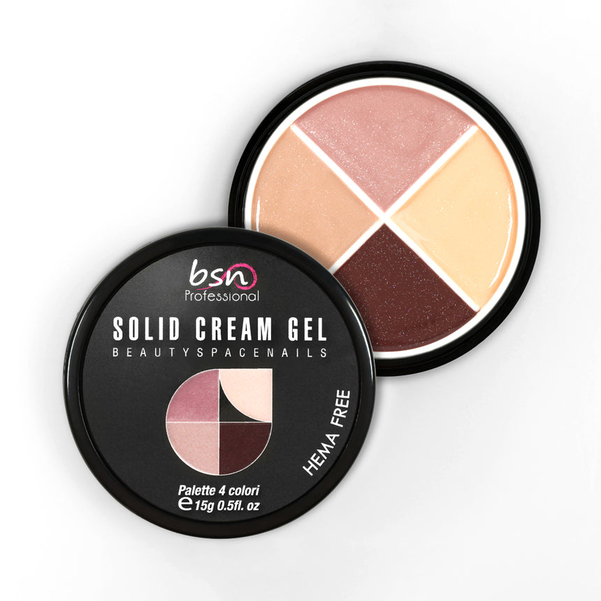 03 - Solid Cream Gel Palette 4 Colori