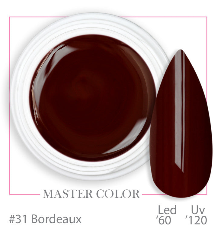 031 - Bordeaux - Master Color - Gel color UV LED - 5ml