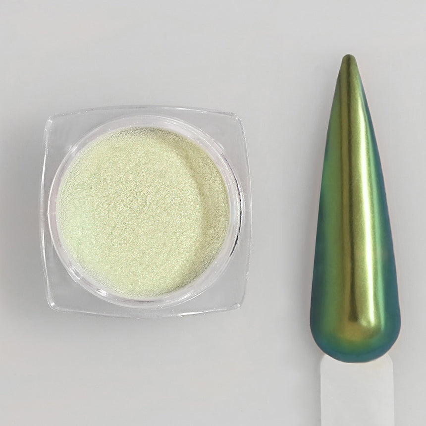 04 - Green -  Pigmento effetto specchio in polvere ultra sottile