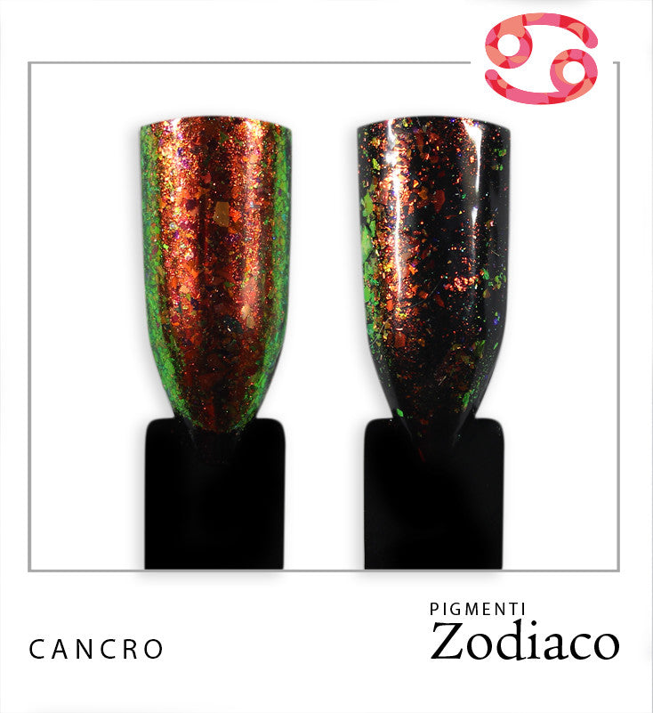 Cancro - Polveri Zodiaco, pigmento in scaglie - 004