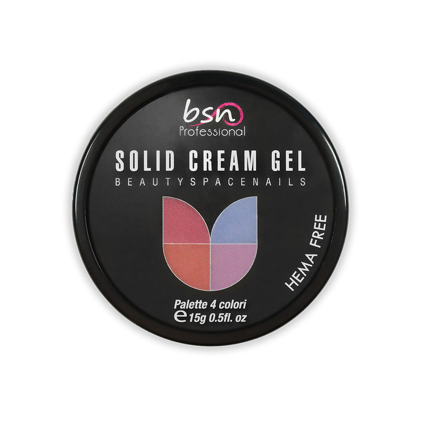 04 - Solid Cream Gel Palette 4 Colori