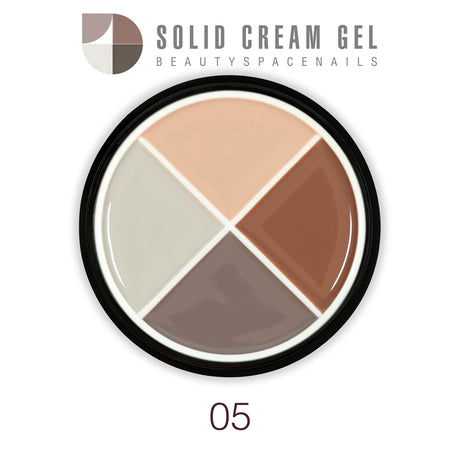05 - Solid Cream Gel Palette 4 Colori