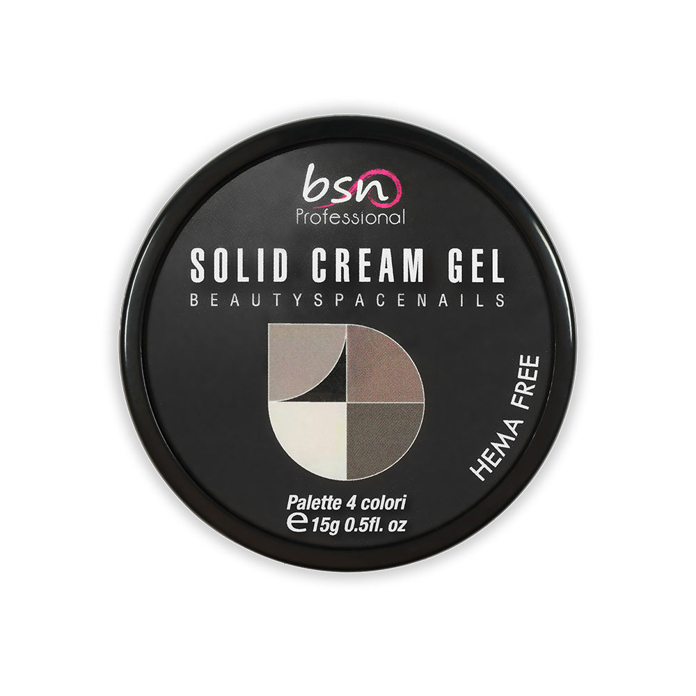 05 - Solid Cream Gel Palette 4 Colori