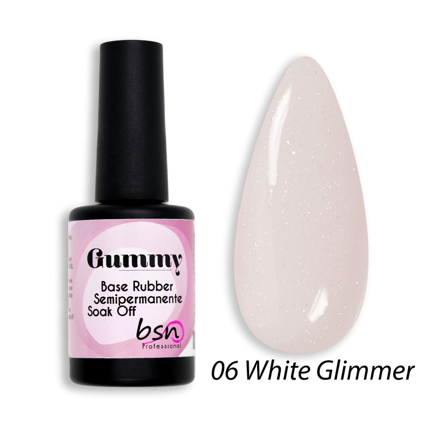 06 GUMMY RUBBER BASE - White Glimmer