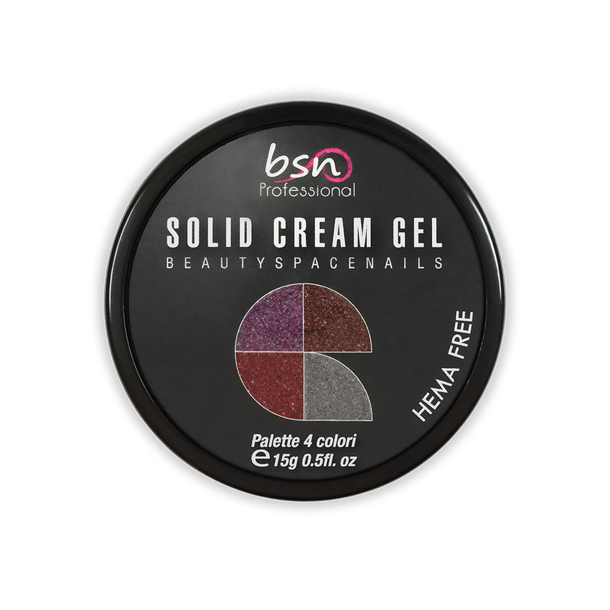 06 - Solid Cream Gel Palette 4 Colori