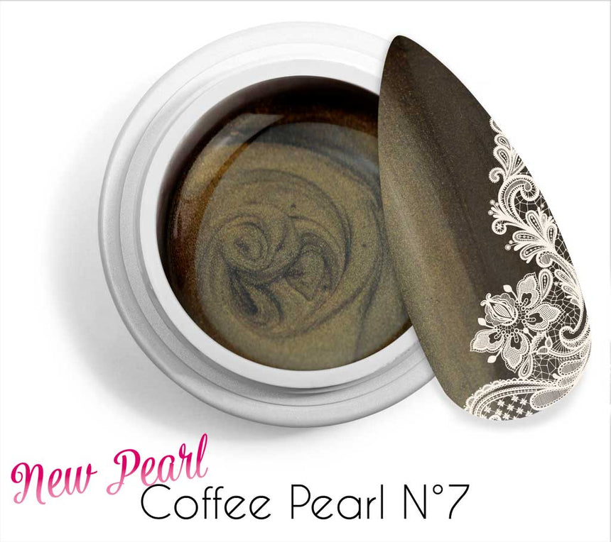07 - Coffee Pearl - New Pearl Gel UV Colorato Perlato 5ml