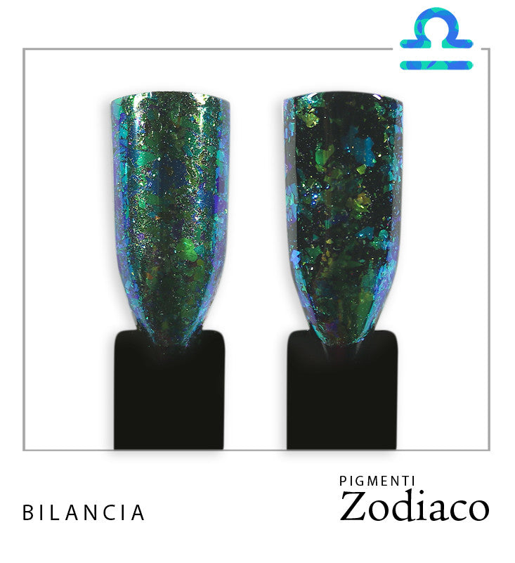 Bilancia - Polveri Zodiaco, pigmento in scaglie - 007