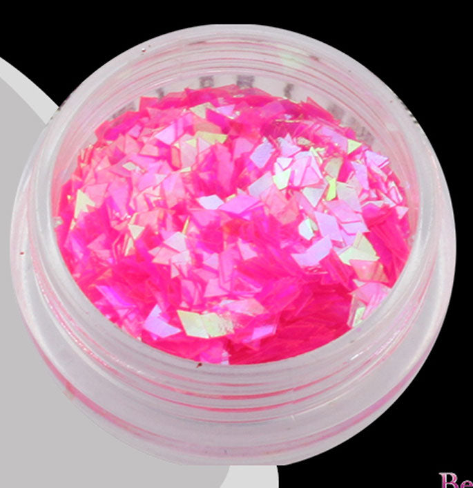 Fuxia Paillettes Rombi