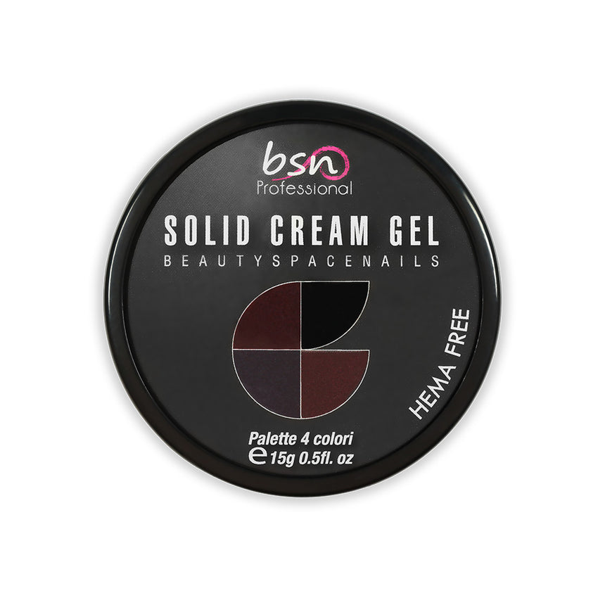 07 - Solid Cream Gel Palette 4 Colori